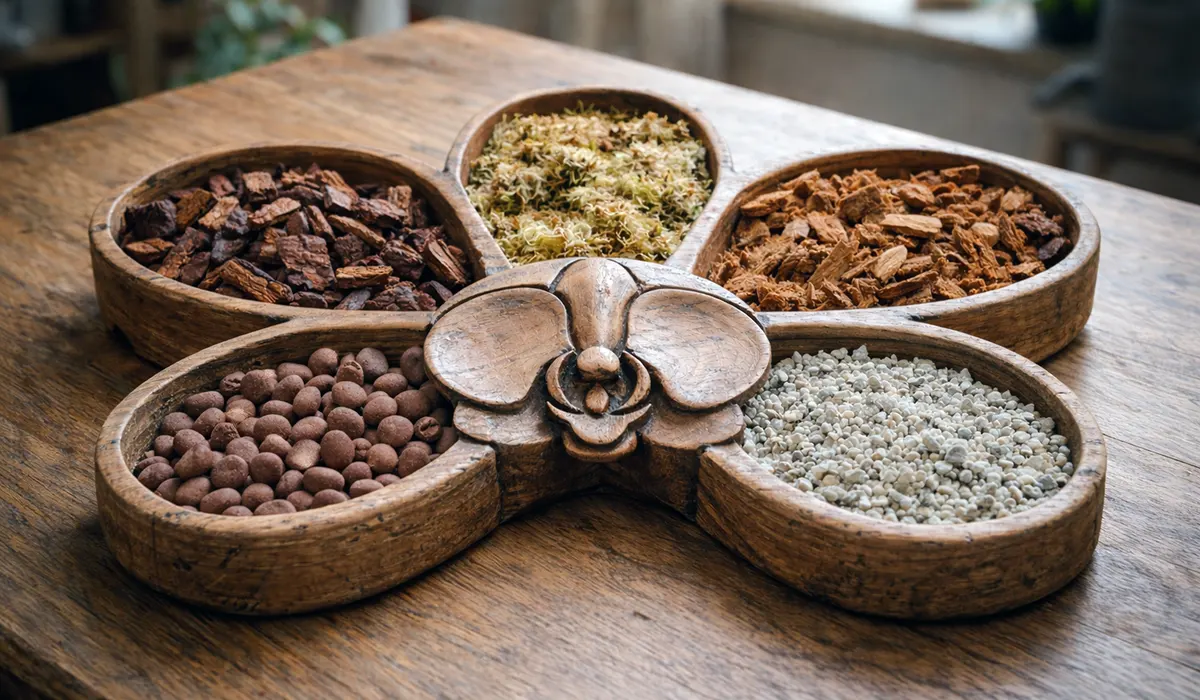 Кора, мох чи без субстрату: ґрунт для орхідей