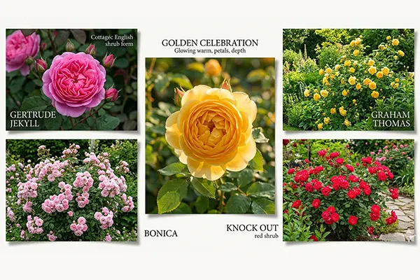 Кущова троянда в саду