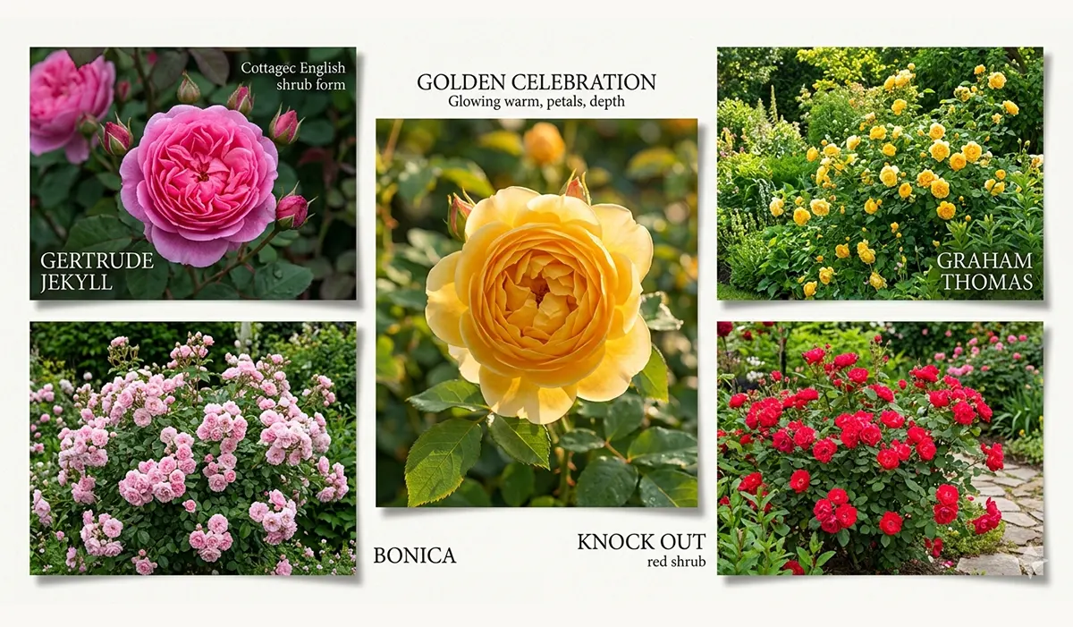 Кущова троянда в саду