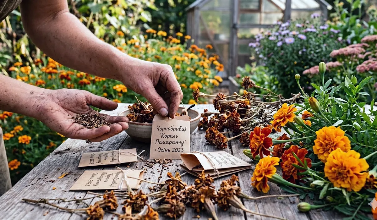 Насіння чорнобривців: як зібрати, зберегти чи вдало купити