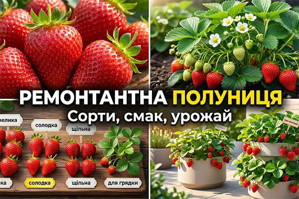 Ремонтантна полуниця: як вибрати сорт