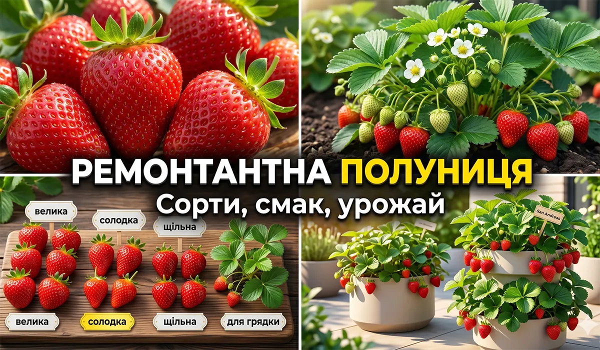 Ремонтантна полуниця: як вибрати сорт