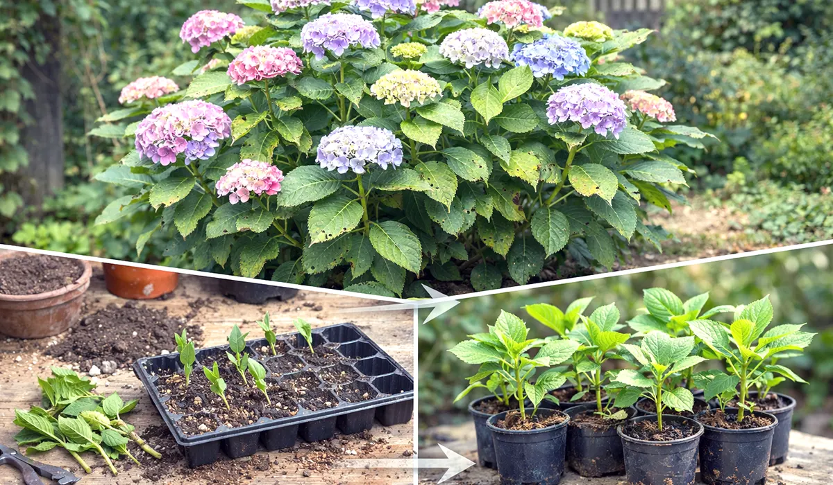 Розмноження гортензій власноруч