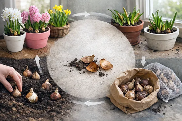 Що робити з цибулинами після цвітіння у горщику