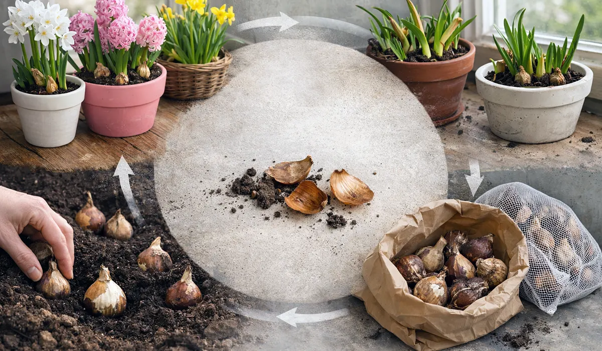 Що робити з цибулинами після цвітіння у горщику