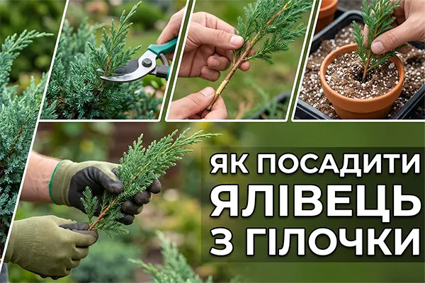 Як посадити ялівець з гілочки